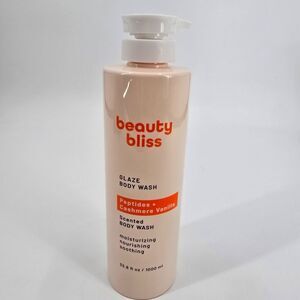 Beauty Bliss Glaze Body Wash Peptides + Cashmere Vanilla Scented 33.8 fl Oz